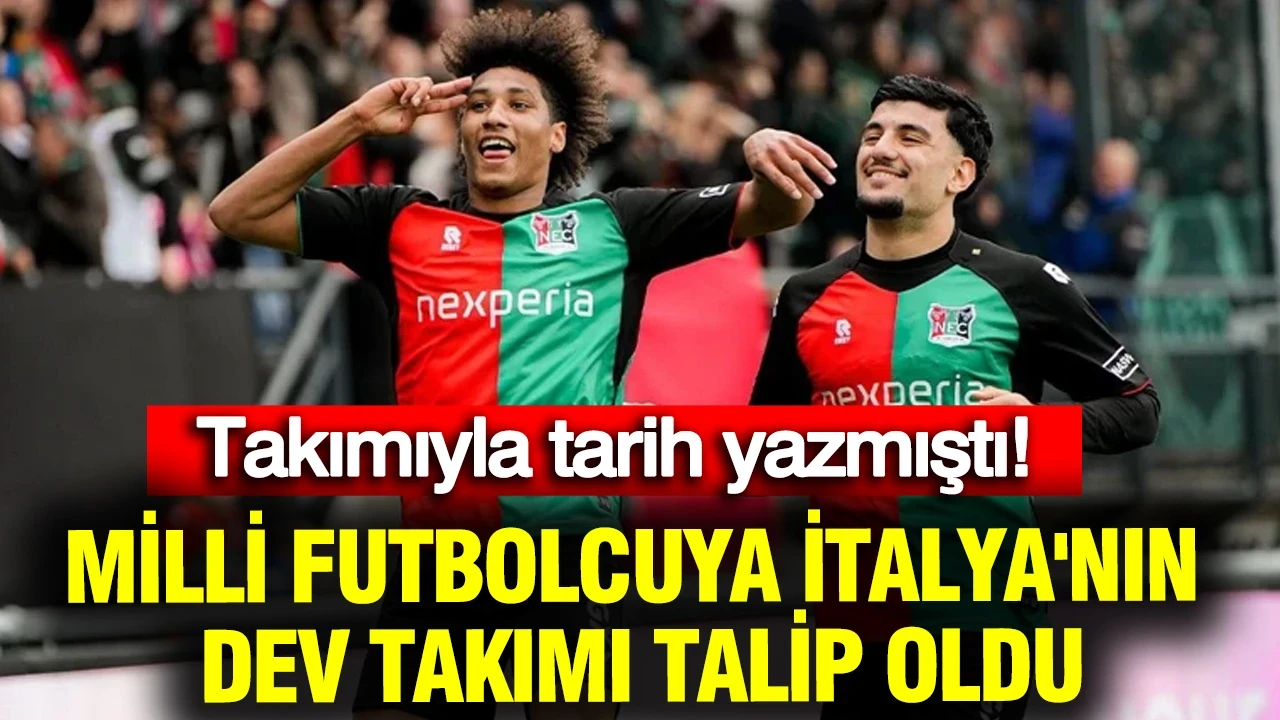 Takımıyla tarih yazmıştı: Milli futbolcuya İtalya'nın dev takımı talip oldu