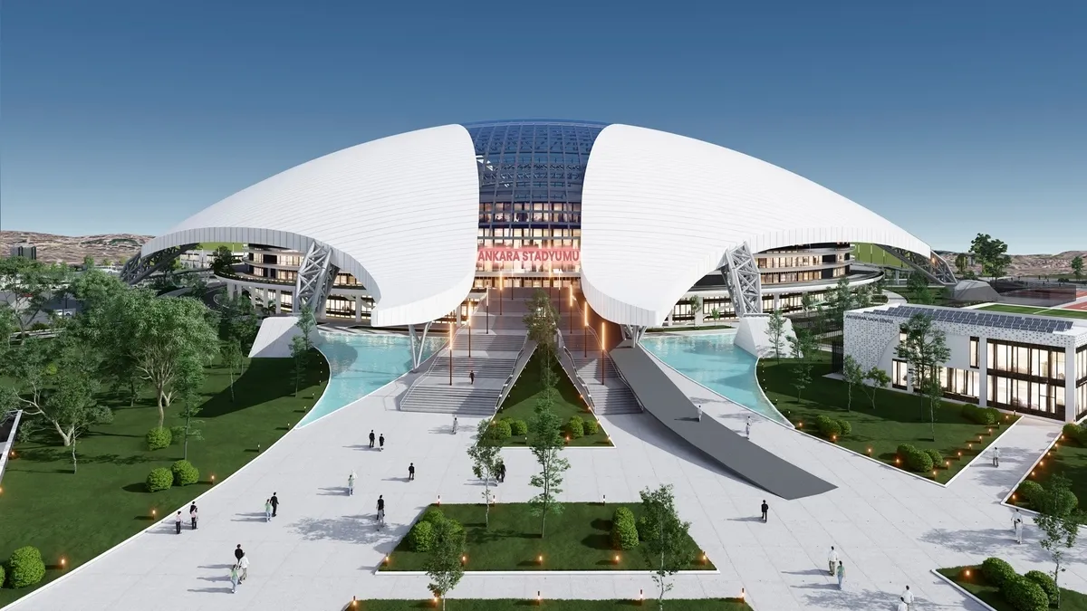 Dünyada sadece 3 örneği var: Ankara'nın dev stadyumunda sona doğru