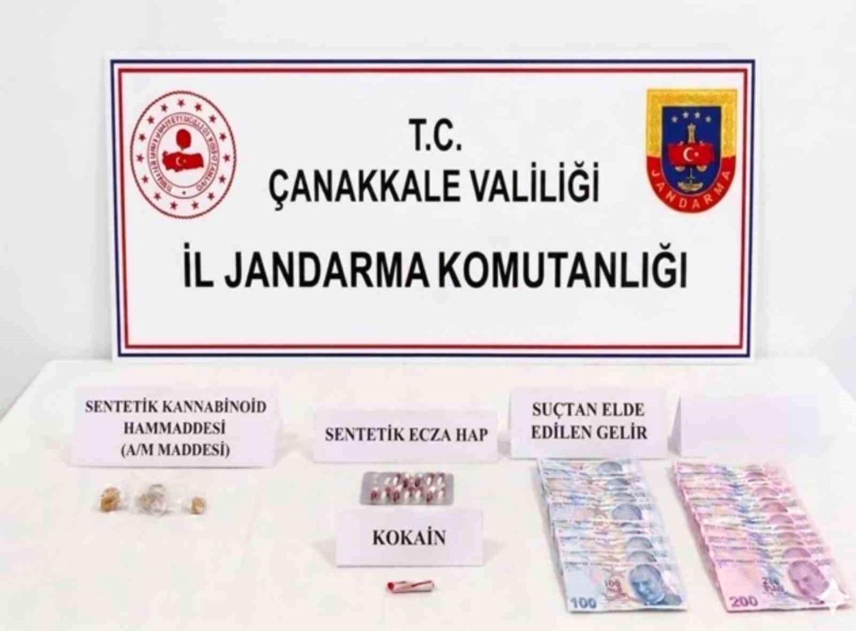 Çanakkale'de uyuşturucu operasyonu: 3 şüpheli tutuklandı