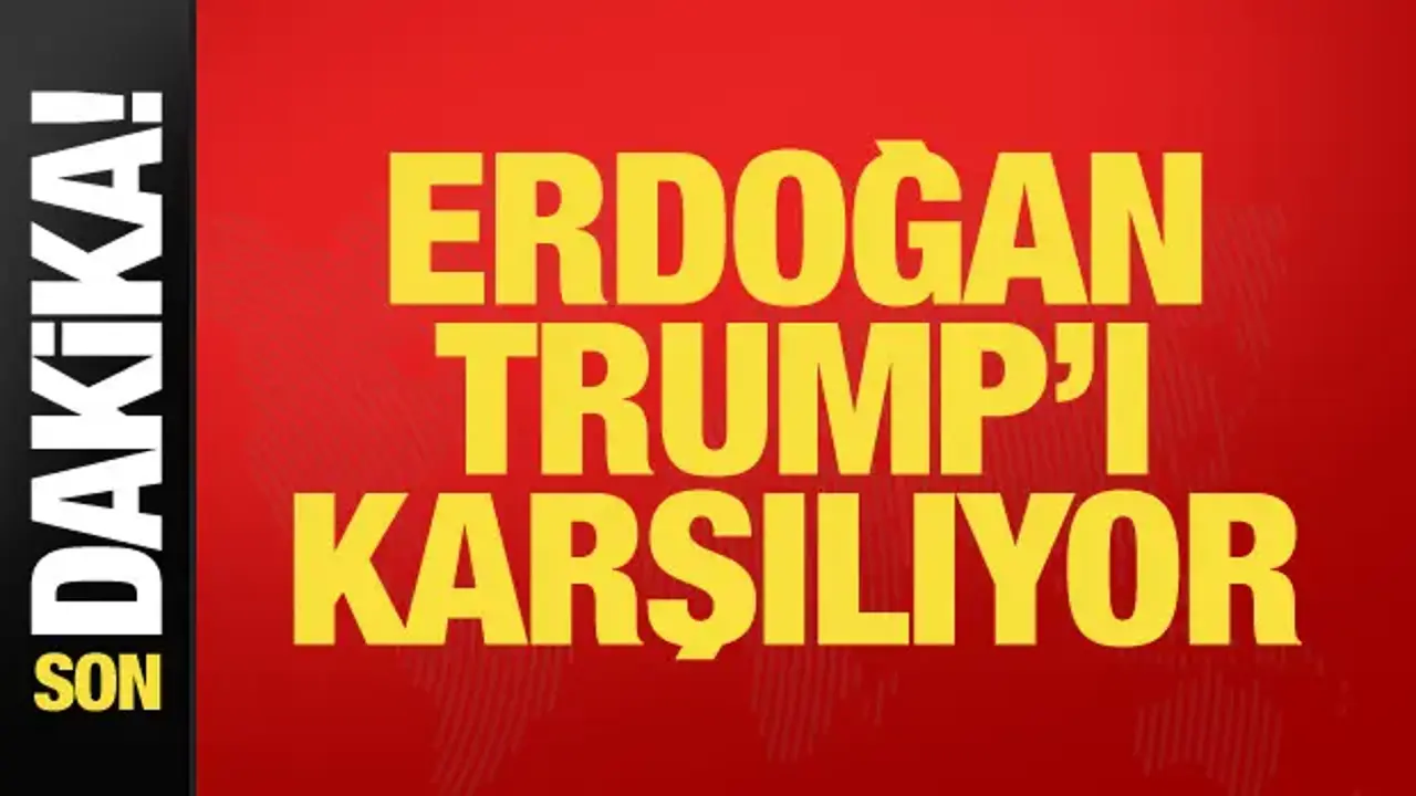 Son dakika... Trump Ankara'ya ulaştı! Erdoğan tarafından resmi törenle karşılanıyor