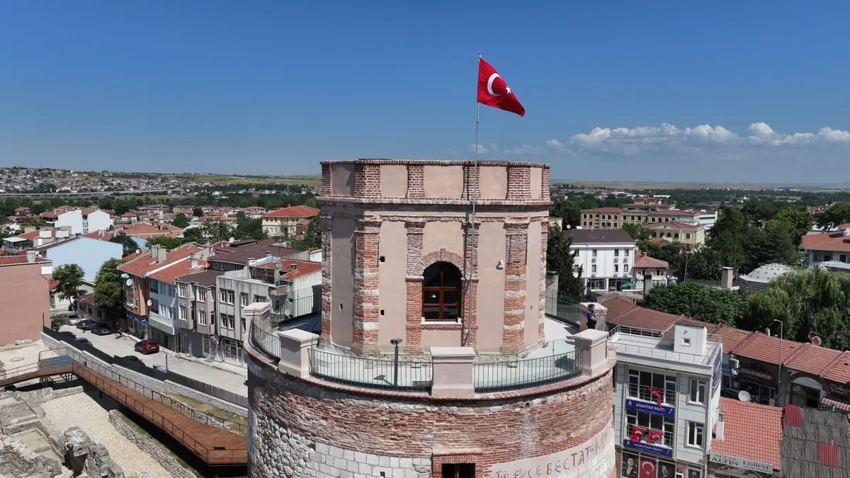 Edirne'deki Makedon Kulesi restorasyon sonrası ziyarete açıldı
