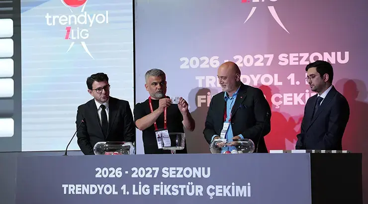 1. Lig'de 2026-27 sezonu öncesi fikstür çekildi!