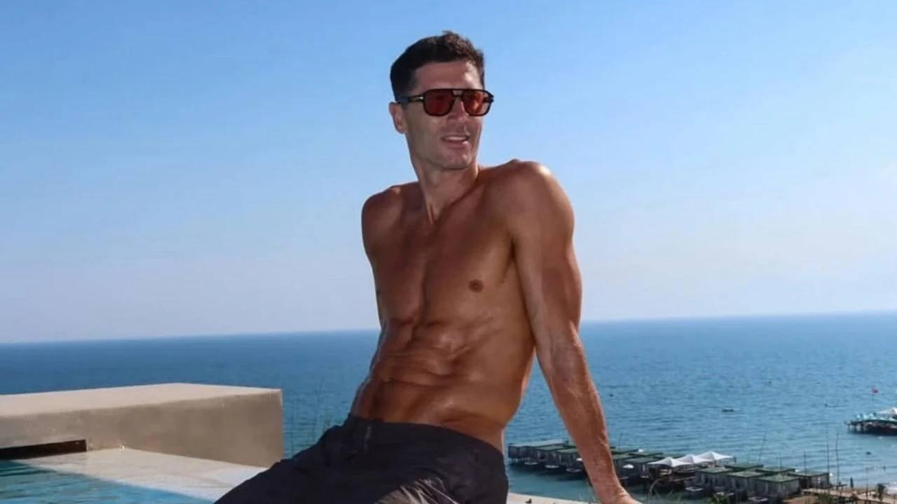 Lewandowski ailesi Antalya’da