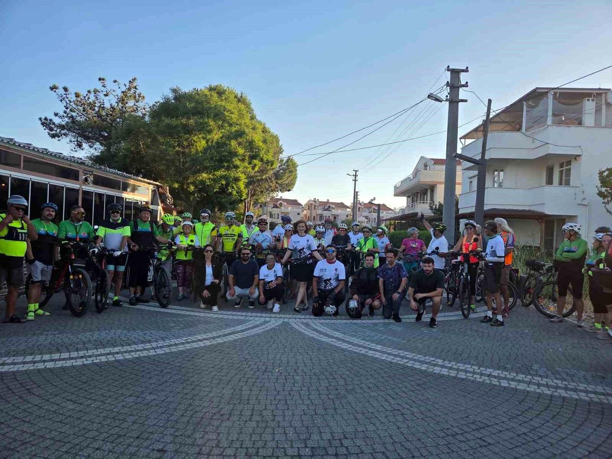 Edremit'te pedallar özel güvenlik görevlileri için döndü