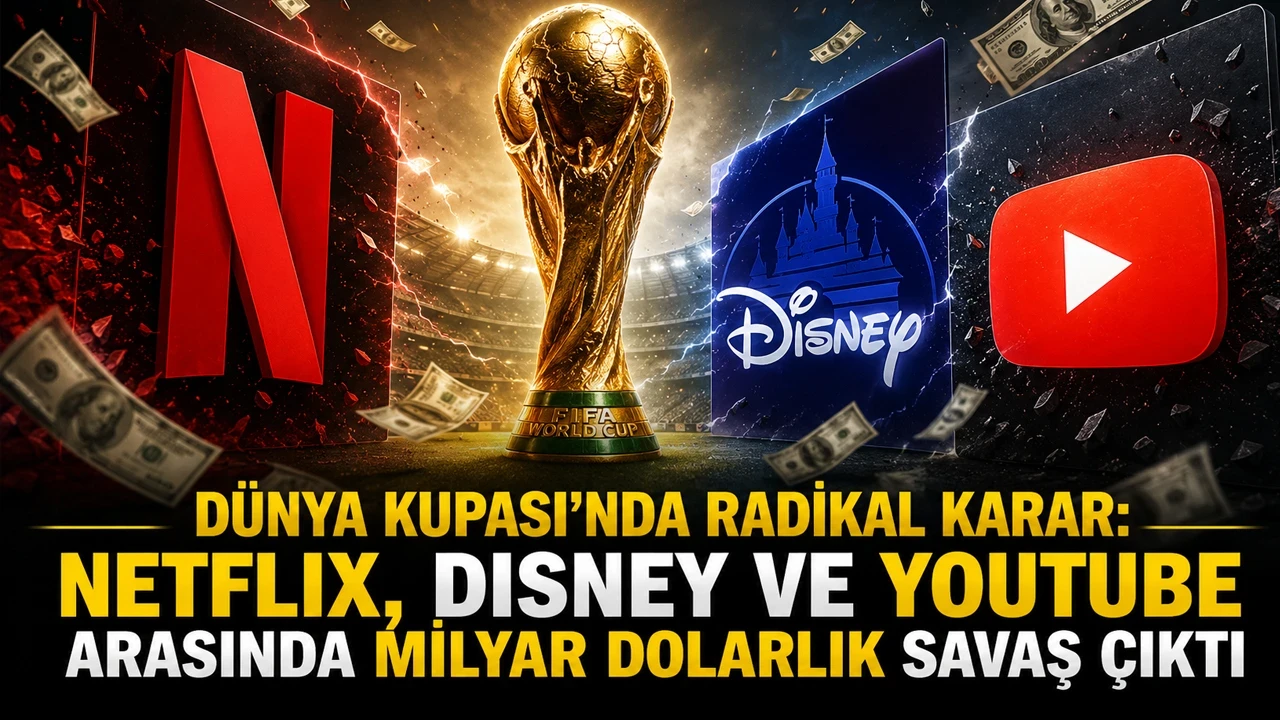 Dünya Kupası'nda radikal karar: Netflix, Disney ve YouTube arasında milyar dolarlık savaş çıktı