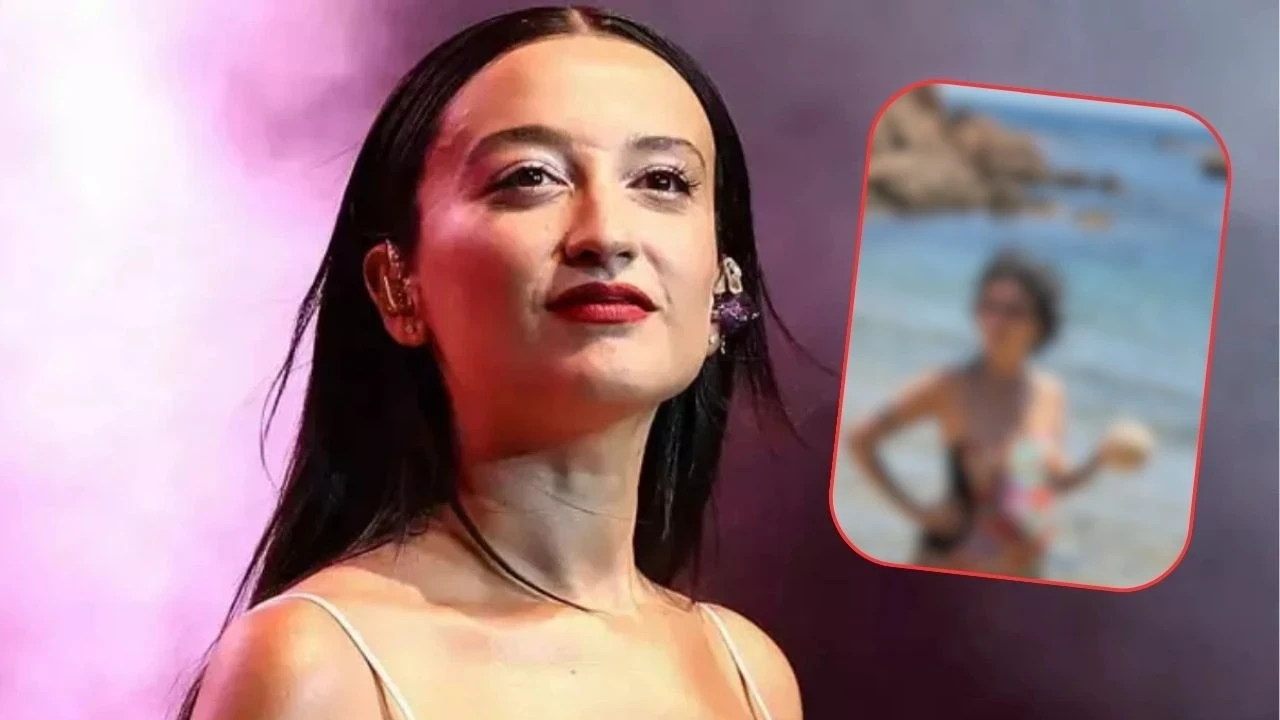 Melike Şahin’den karnı burnunda tatil paylaşımı: “Depo fullendi görev başına dönüyor”