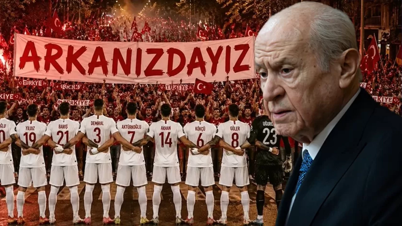 A Millî Futbol Takımı'ndan MHP Lideri Bahçeli'ye 'Özel Marş' teşekkürü