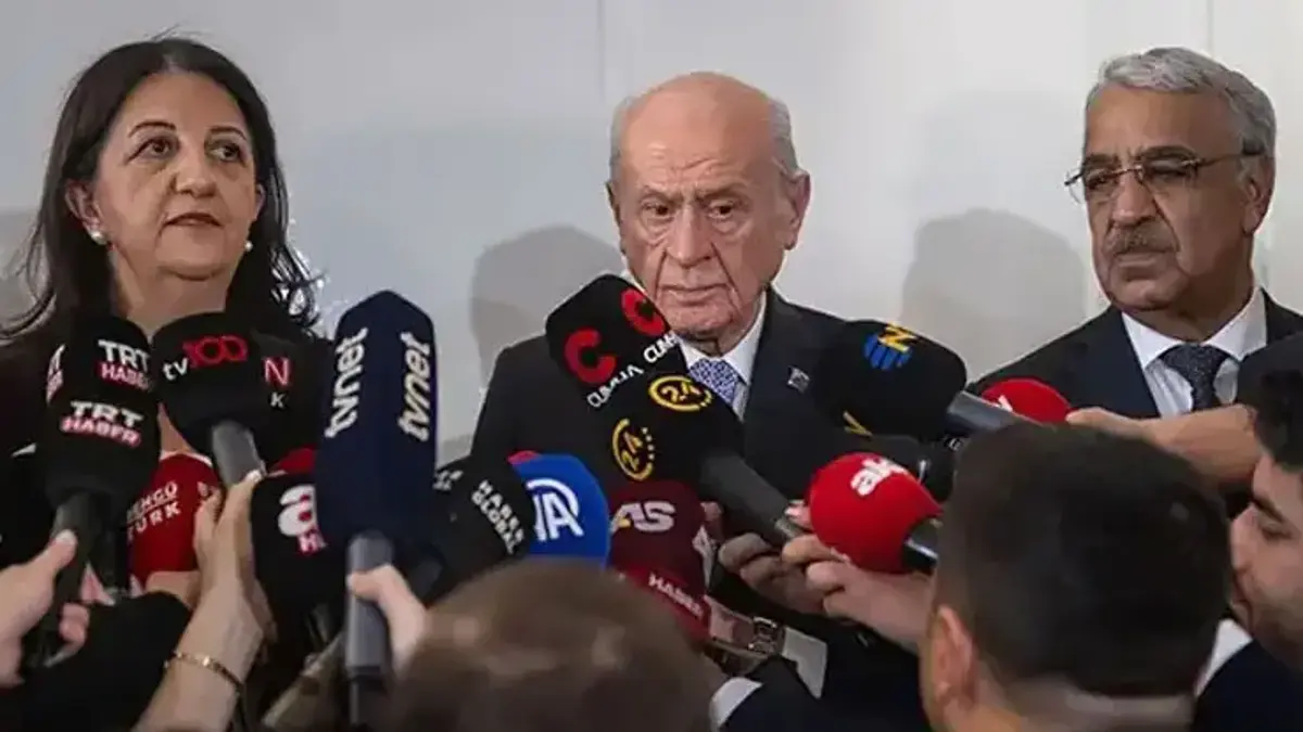 Bahçeli ile DEM Parti Heyeti görüşmesi başladı