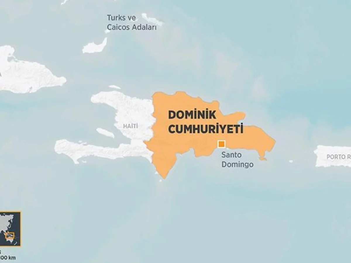 Dominik Cumhuriyeti'nde motoru arızalanan jet düştü