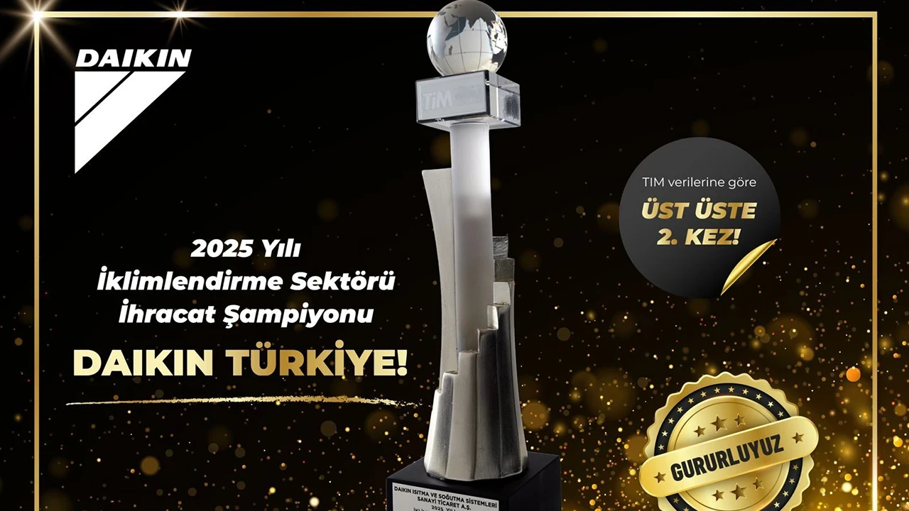 İklimlendirme sanayinin ihracat lideri yine Daikin Türkiye