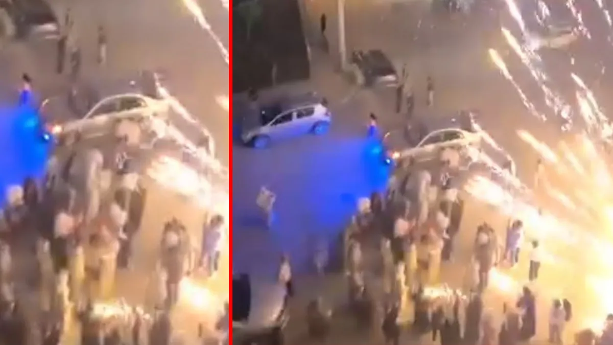 İzmir’de panik dolu anlar! Nişan kutlamasında dehşeti yaşadılar: Havai fişek misafirlerin üzerine patladı!