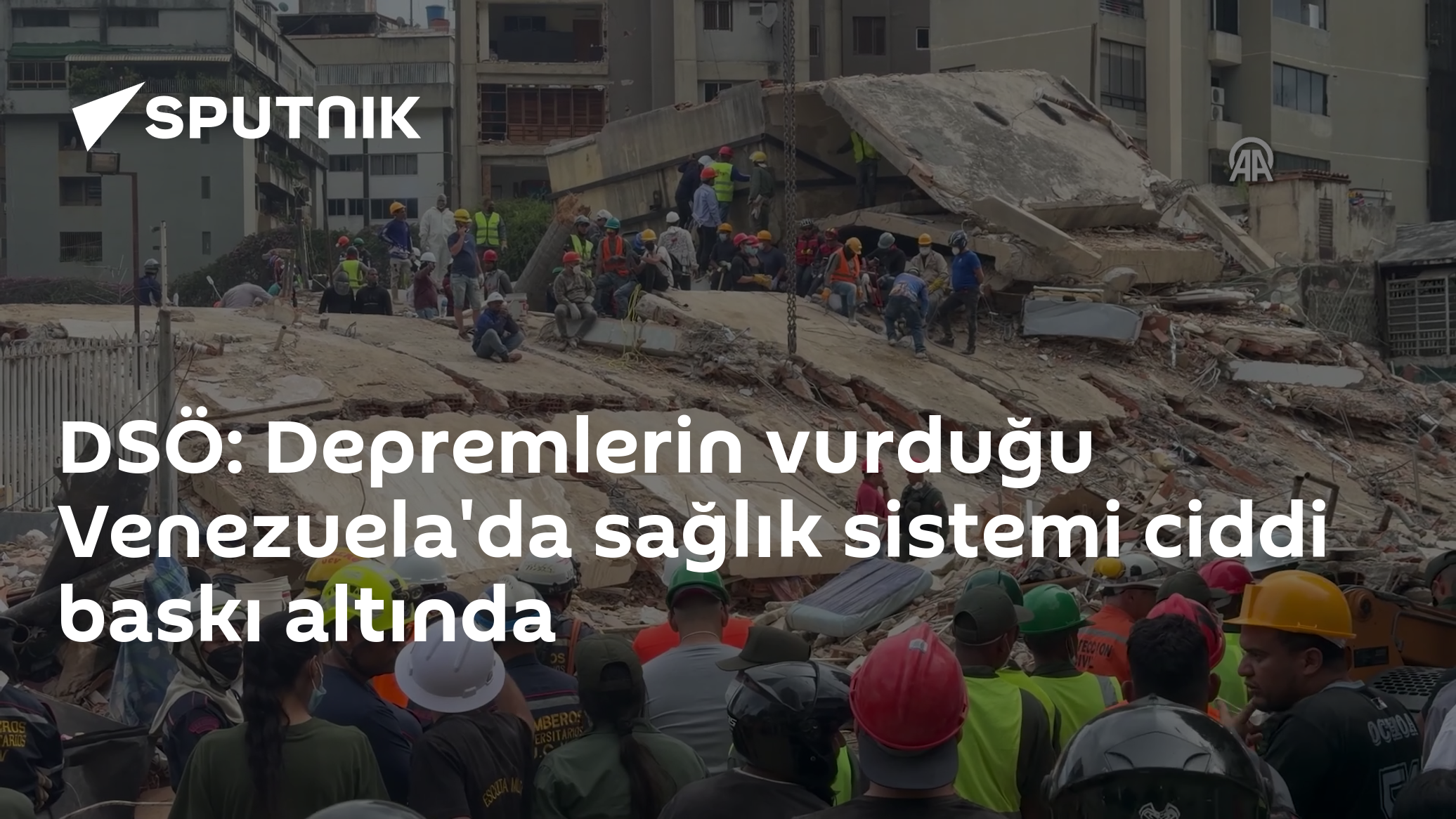 DSÖ: Depremlerin vurduğu Venezuela'da sağlık sistemi ciddi baskı altında