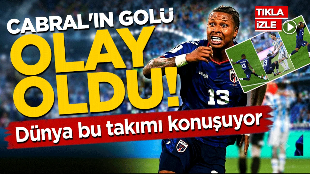 Cabral'ın golü olay oldu! Dünya bu takımı konuşuyor