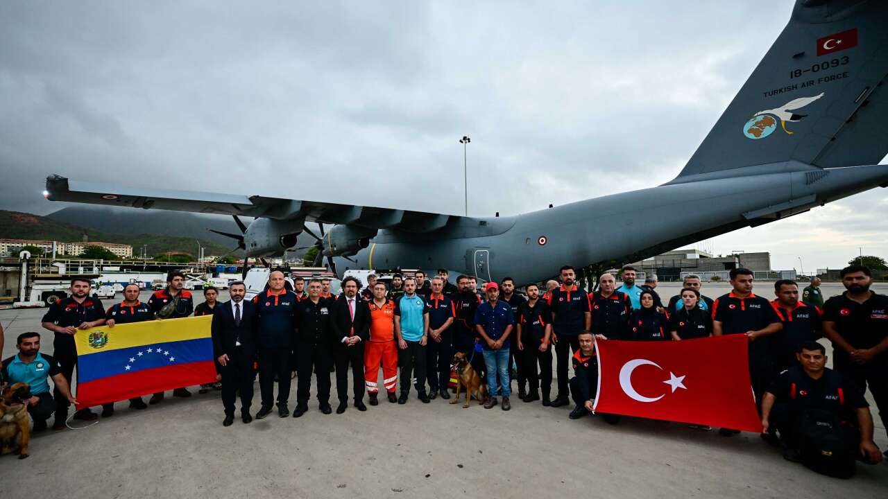 Türkiye’den yola çıkan arama kurtarma ekipleri depremden etkilenen Venezuela’ya ulaştı