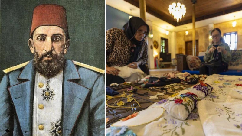 Sultan II. Abdülhamid’in koleksiyonundaki tablodan esinlenerek hazırlanıyor: Sadece bir ev hobisi sanılıyordu, arkasından tarihi miras çıktı