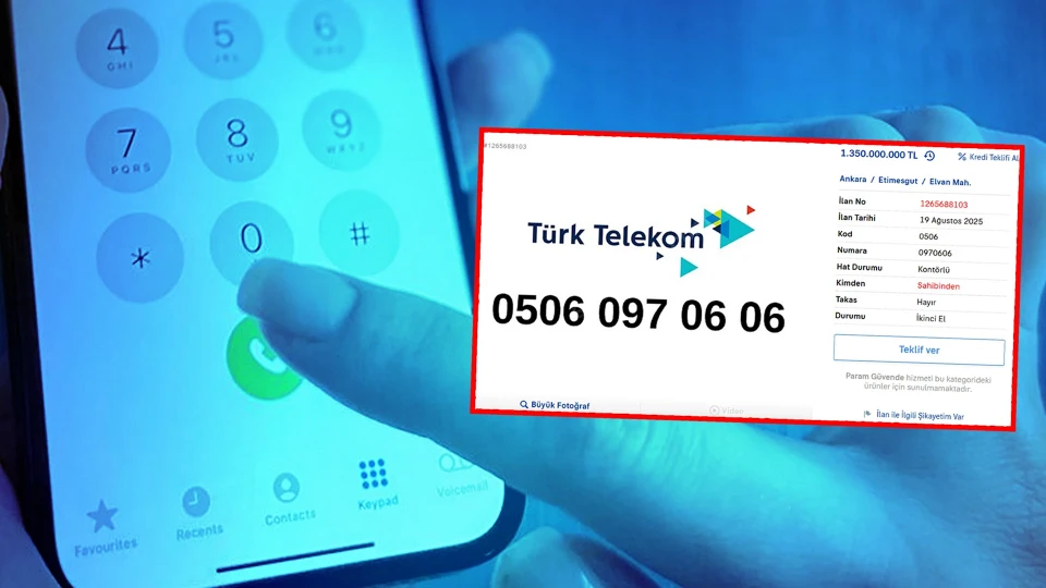 İkinci el satış platformlarında satılık VIP telefon numaraları: Fiyatlar bir milyon liraya kadar ulaşıyor | EKONOMİ HABERLERİ