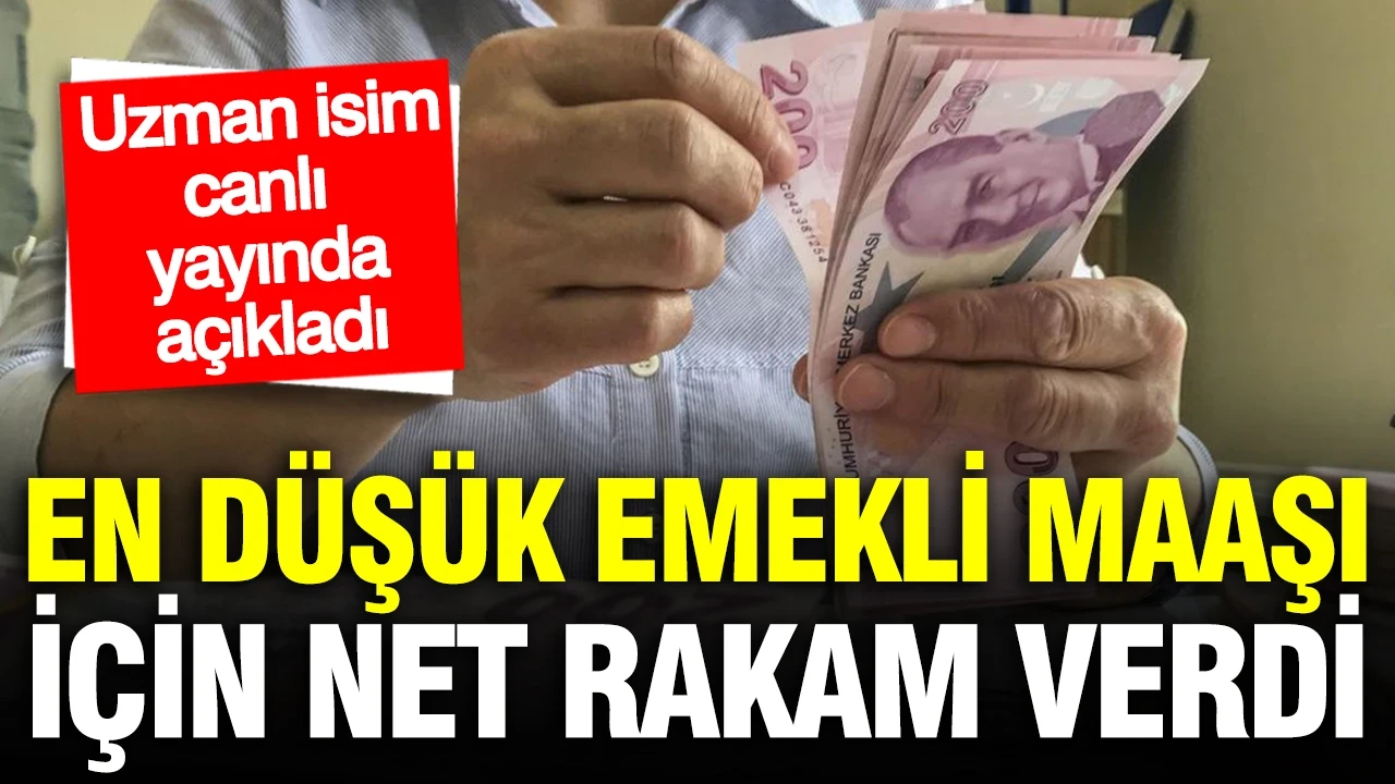 SGK Uzmanı Okan Güray Bülbül en düşük emekli maaşı için net rakam verdi