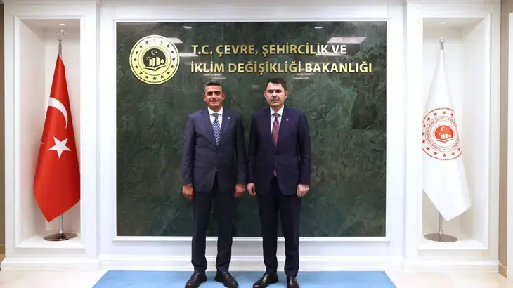 Bakan Kurum, Haymana ve Gölbaşı belediye başkanlarını kabul etti