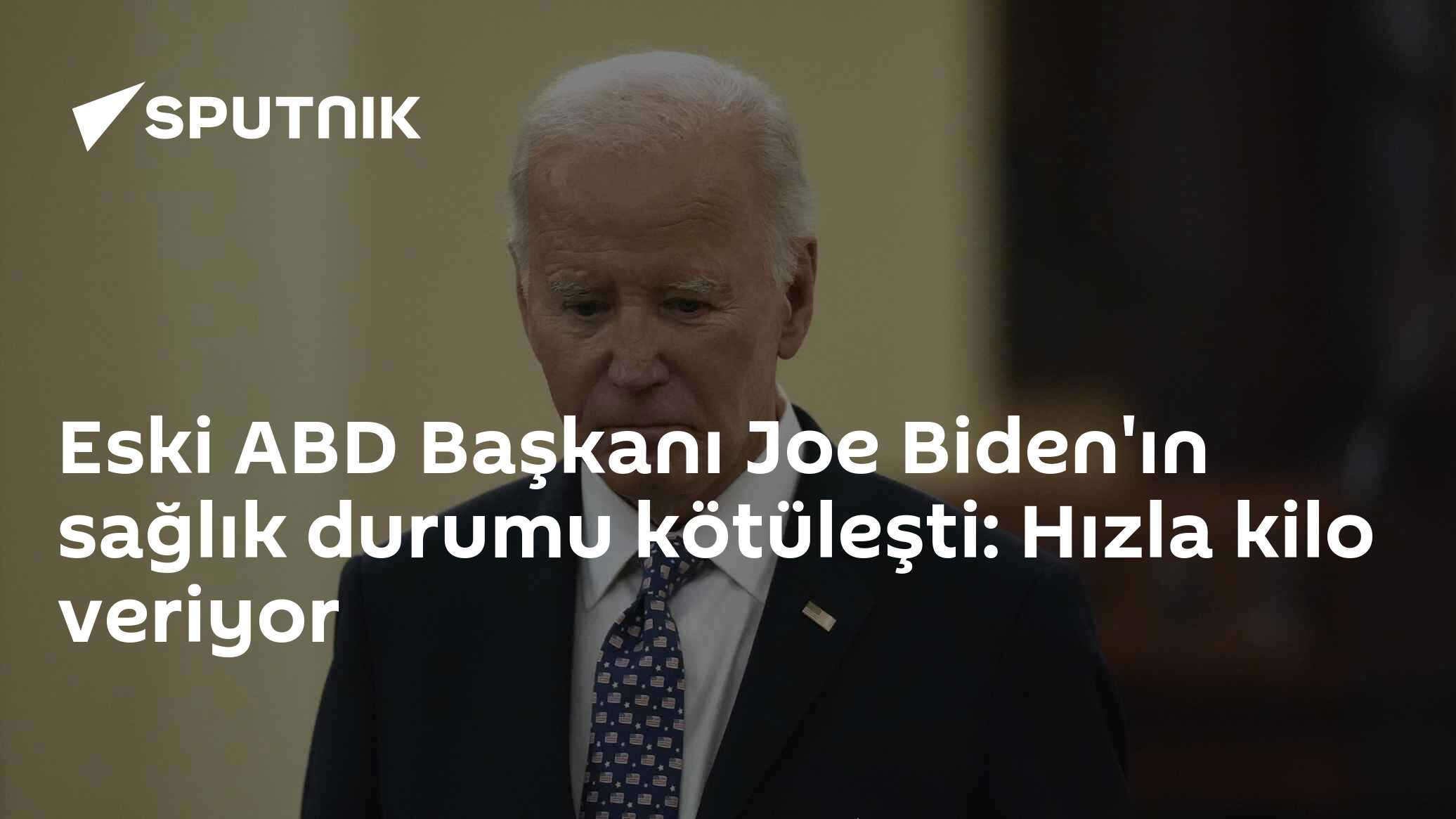 Eski ABD Başkanı Joe Biden'ın sağlık durumu kötüleşti: Hızla kilo veriyor