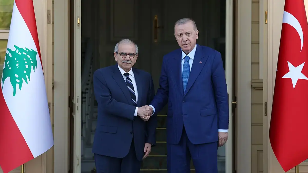 Cumhurbaşkanı Erdoğan, Lübnan Başbakanı Selam'ı kabul etti