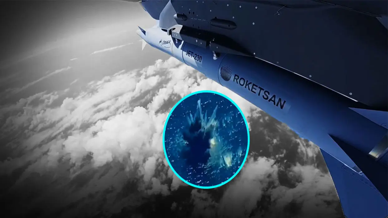 120 kilometreden nokta atışı: KIZILELMA, JET-230 füzesiyle hedefi paramparça etti