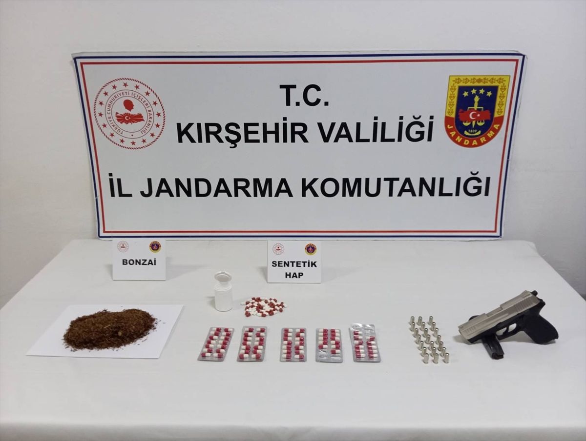 Kırşehir'de uyuşturucu operasyonunda 1 zanlı yakalandı