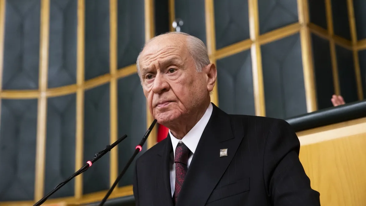 MHP lideri Devlet Bahçeli grup toplantısında konuşuyor