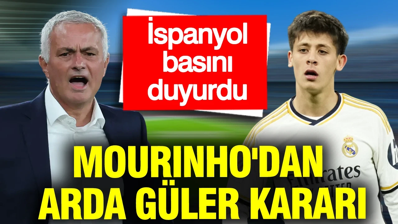 Jose Mourinho'dan Arda Güler kararı: Milli yıldızın Real Madrid'deki geleceği ne olacak?