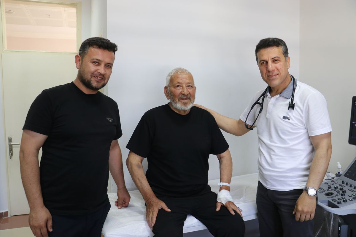 İstanbul'da 'riskli' denildi, Diyarbakır'da anjiyo ile sağlığına kavuştu