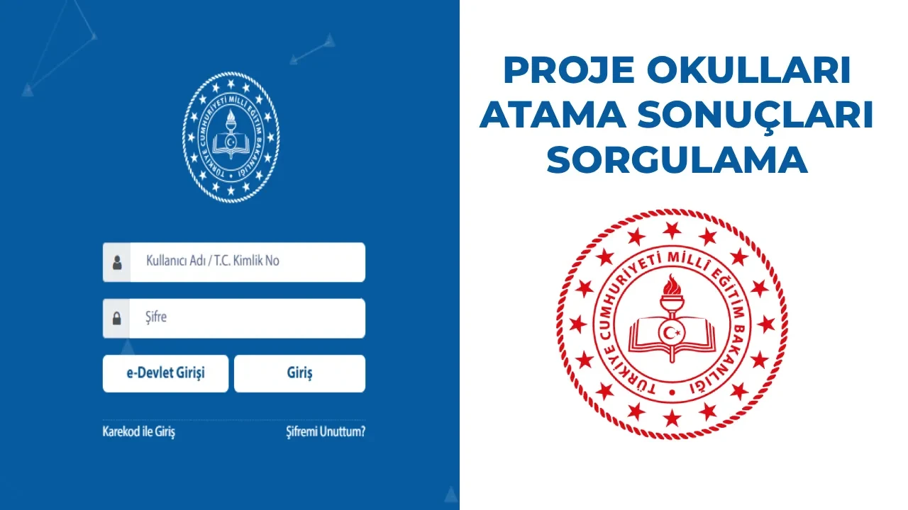 MEB Proje Okulları Atama Sonucu (Yerleştirme) 2026 Sorgulama! Proje okulları yönetici/öğretmen atama sonuçları açıklandı mı?