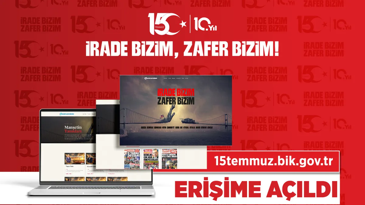 15 Temmuz’un dijital hafızası: "15temmuz.bik.gov.tr" erişime açıldı