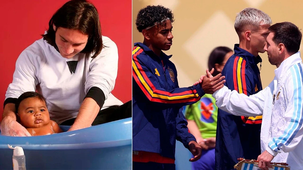 Futbolun en unutulmaz hikayesi! Tarihi buluşma gerçek oldu: Messi, bebekken yıkadığı Yamal'a rakip oldu!