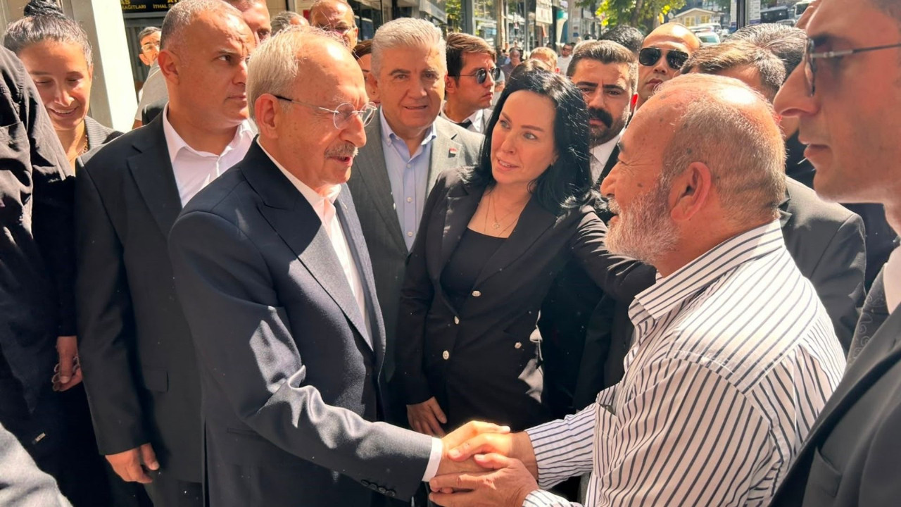 CHP Lideri Kılıçdaroğlu Ankara’da esnafı ziyaret etti
