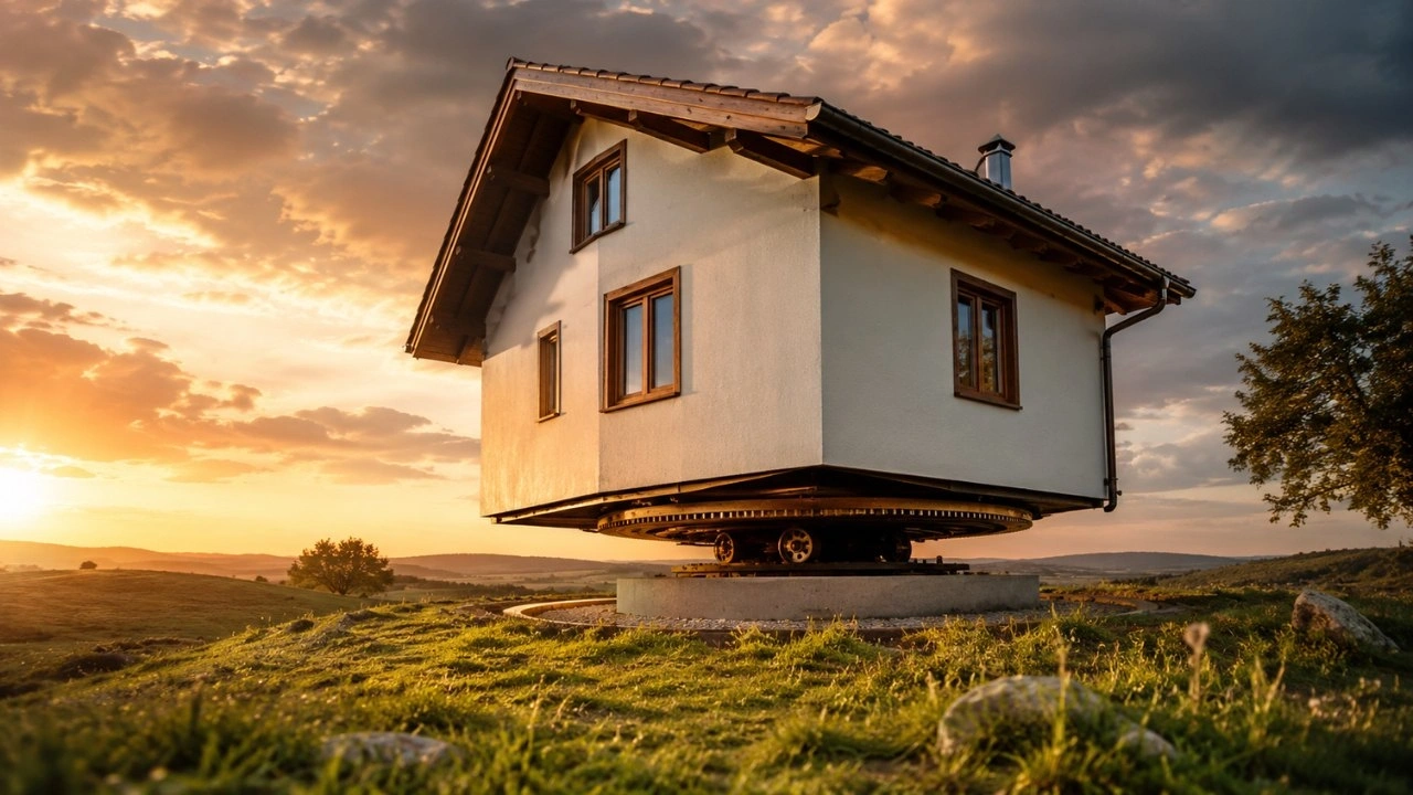 72 yaşında eşi mutlu olsun diye yaptı: Tek butonla evi döndürüp manzarayı değiştiriyor