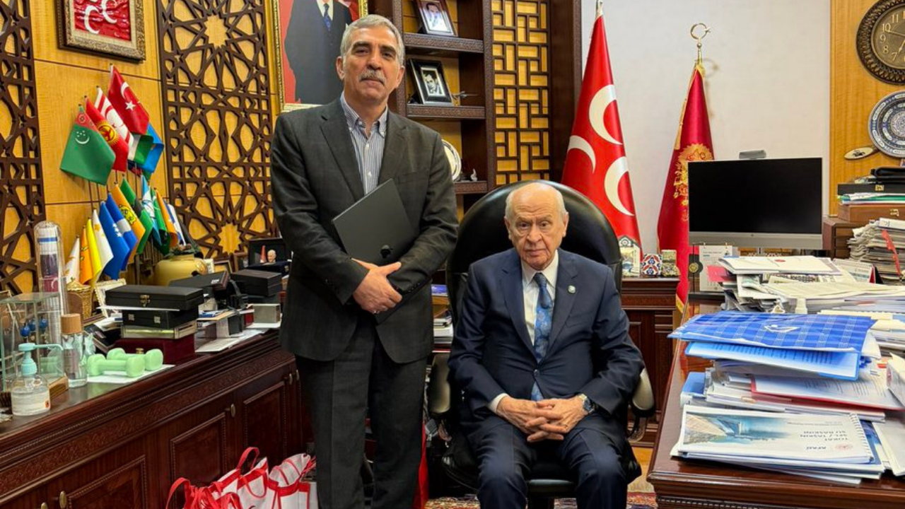 MHP Genel Başkan Başdanışmanı Eyyüp Yıldız MHP Lideri Devlet Bahçeli'yi ziyaret etti