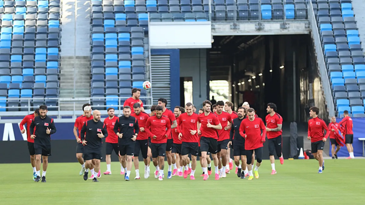 A Milli Futbol Takımı, Los Angeles'taki ilk idmanını yaptı!