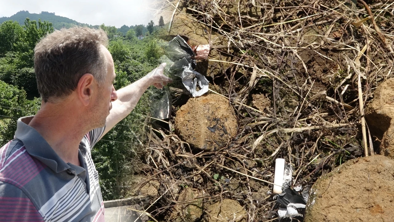 Trabzon'da gizemli İHA! Şaşırtan görüntü ekipleri alarma geçirdi