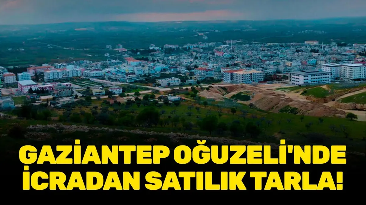 Gaziantep Oğuzeli'nde icradan satılık tarla!