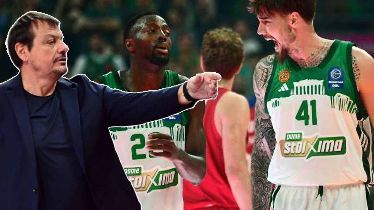 Panathinaikos öldü öldü dirildi: Ergin Ataman maç sonu şampiyonluk mesajı verdi