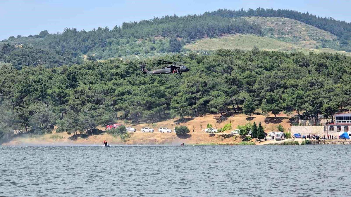 Jandarmadan nefes kesen 'suda arama kurtarma' tatbikatı