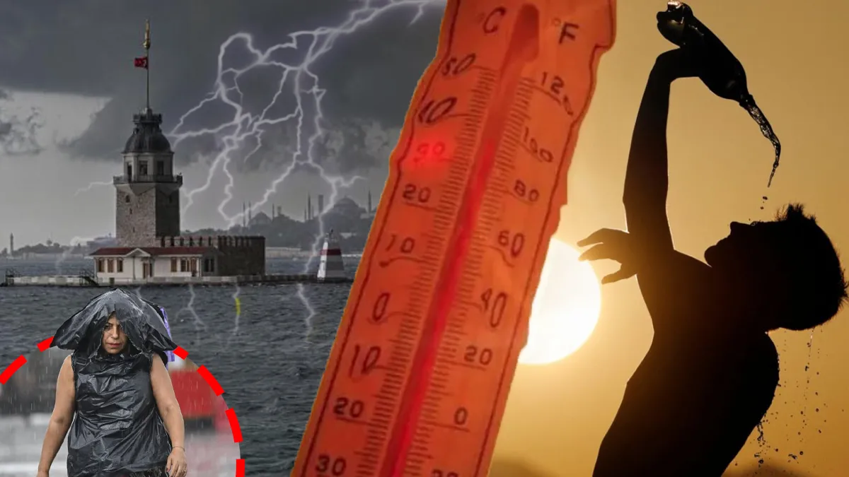 SON DAKİKA HAVA DURUMU! Meteoroloji’den çifte uyarı! O iller 42 derece ile kavrulacak! İstanbul için sağanak alarmı