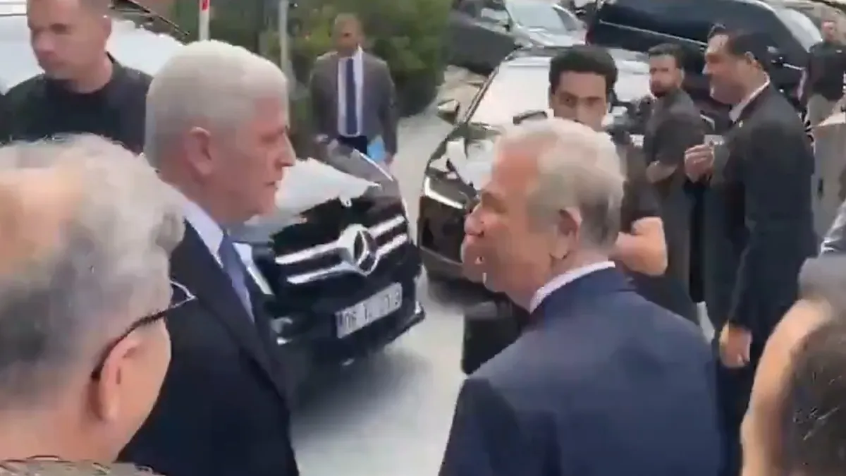 Mansur Yavaş İYİ Parti etkinliğinde | Dervişoğlu kapıya kadar uğurladı