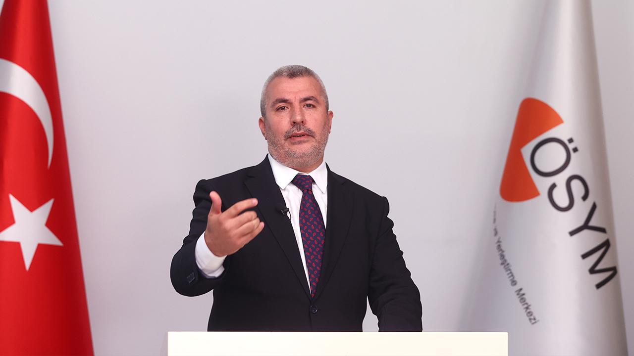 ÖSYM Başkanı Ersoy: YKS süresi boyunca lütfen sessiz olalım