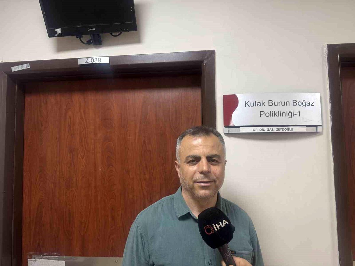 8 yıllık kulak ağrısı ve basınç şikayeti Kurtalan'da son buldu
