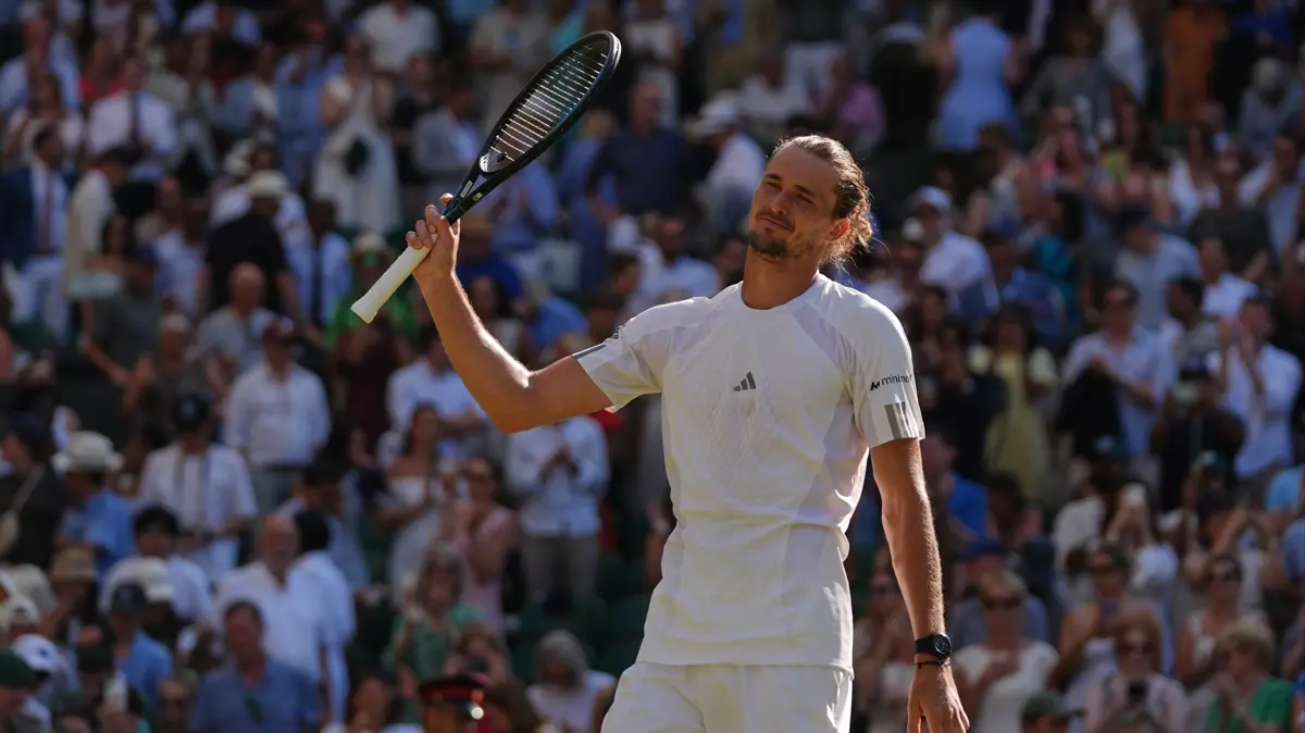 Wimbledon'da Alexander Zverev çeyrek finalde