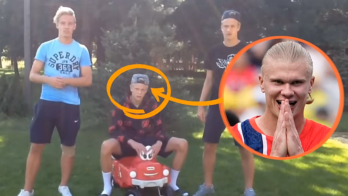 Erling Haaland'ın 2016 rap şarkısı Dünya Kupası'nda viral oldu