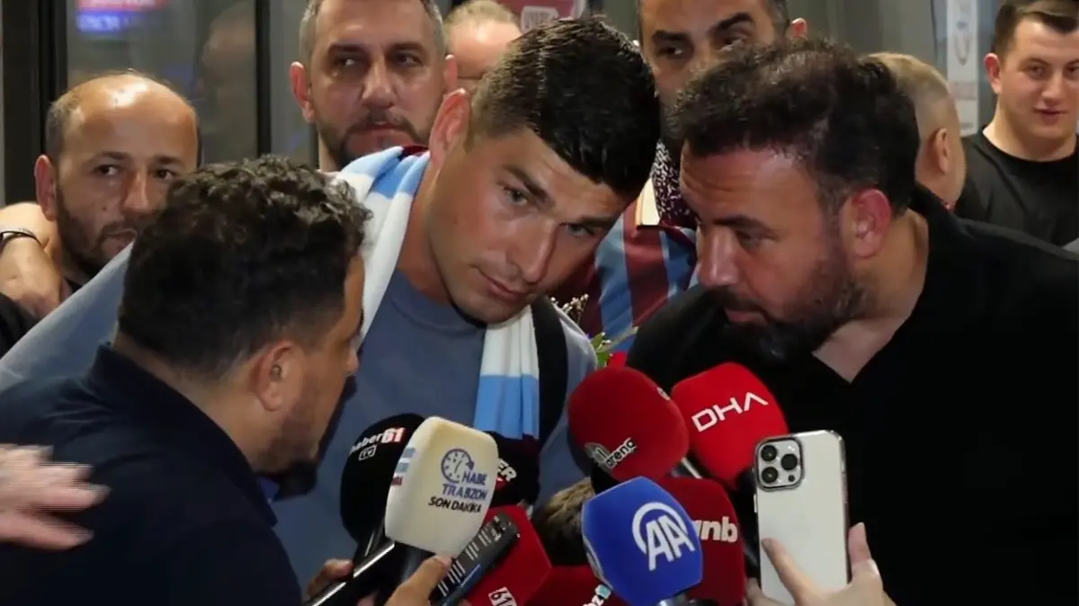 Trabzonspor'un yeni yıldızı Ruslan Malinovsky şehre geldi!