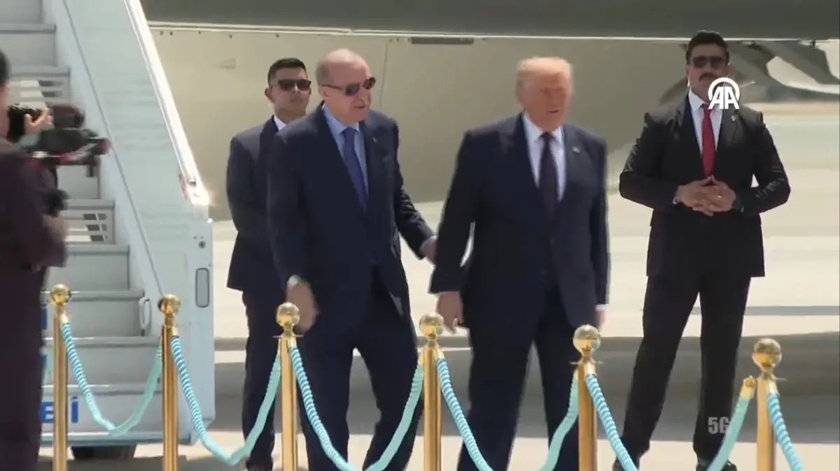 Ankara'da tarihi gün! Trump'ı Başkan Erdoğan karşılıyor