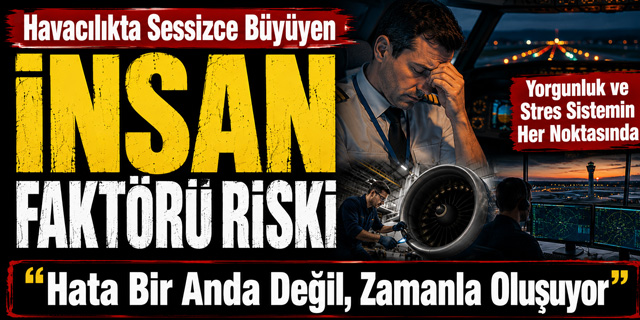 Havacılıkta Sessizce Büyüyen İnsan Faktörü Riski