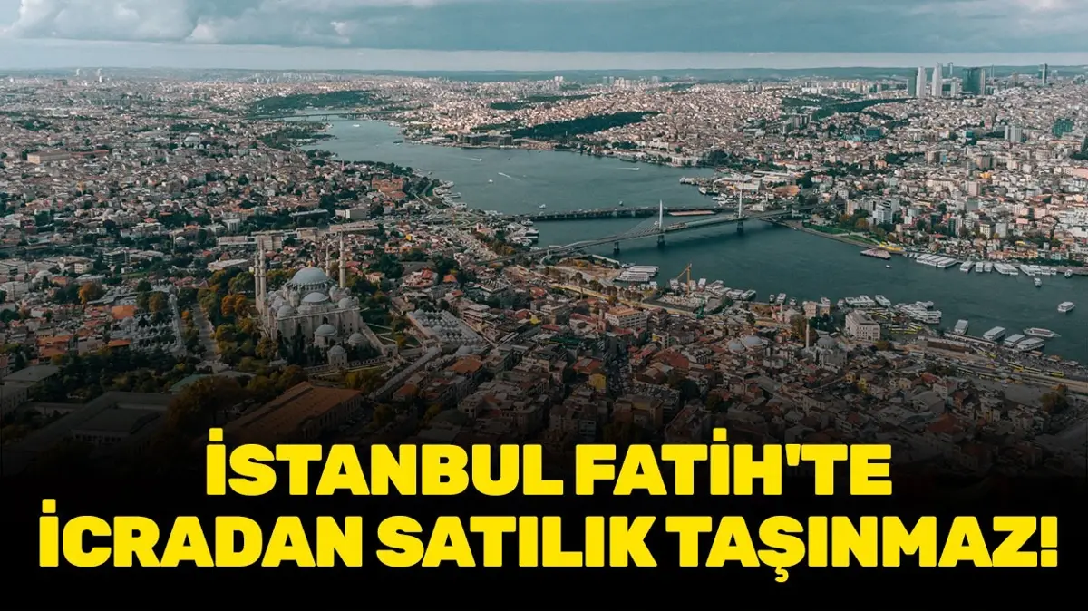 İstanbul Fatih'te icradan satılık taşınmaz!